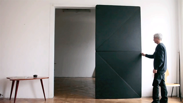 Estas increíbles puertas se pliegan sobre sí mismas como origami