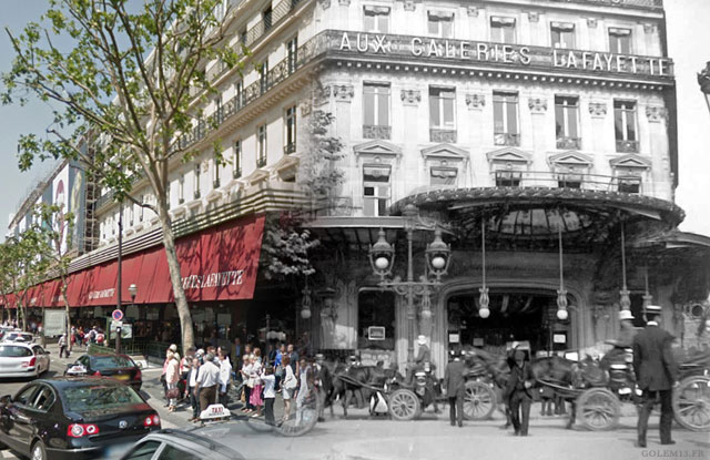 París desde 1900 hasta hoyviaja al pasado con estas fotografías Galerias Lafayette